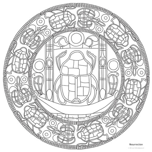 Resurrection Mandala Design
