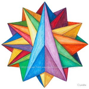 Crystalite Mandala - 12" Diameter