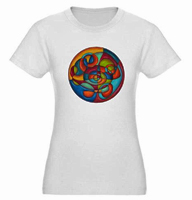 Inner Tubes Mandala on T-Shirt