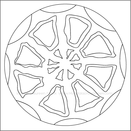 2016-13 Ceilings Mandala by Maureen Frank