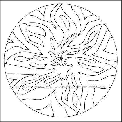 Ring of Fire Mandala by Maureen FrankRing of Fire Mandala by Maureen Frank