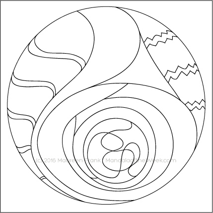 Glass Mandala by Maureen Frank