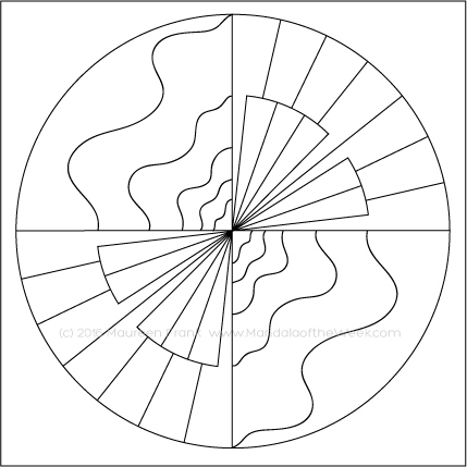 The Round of Music Mandala by Maureen Frank