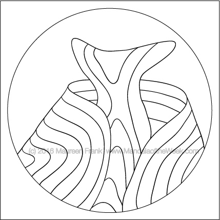 Orange You Glad Mandala by Maureen Frank