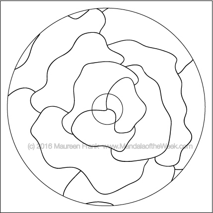 Fungi Fun Mandala by Maureen Frank