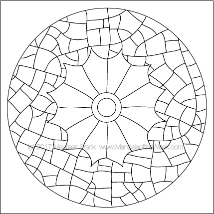 Door Knobs Mandala to Color by me (Maureen Frank)