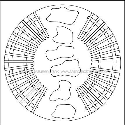Gardenss Mandala to Color by me (Maureen Frank)