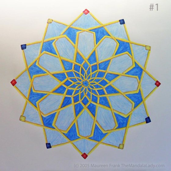 Mosaic Mandala Mandala - a work in progress