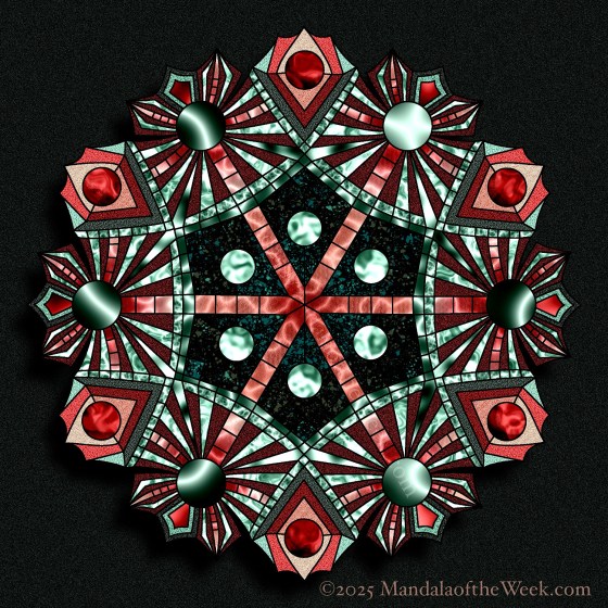 Mandala of the Week 25-38 Letting Someone Help — in color
